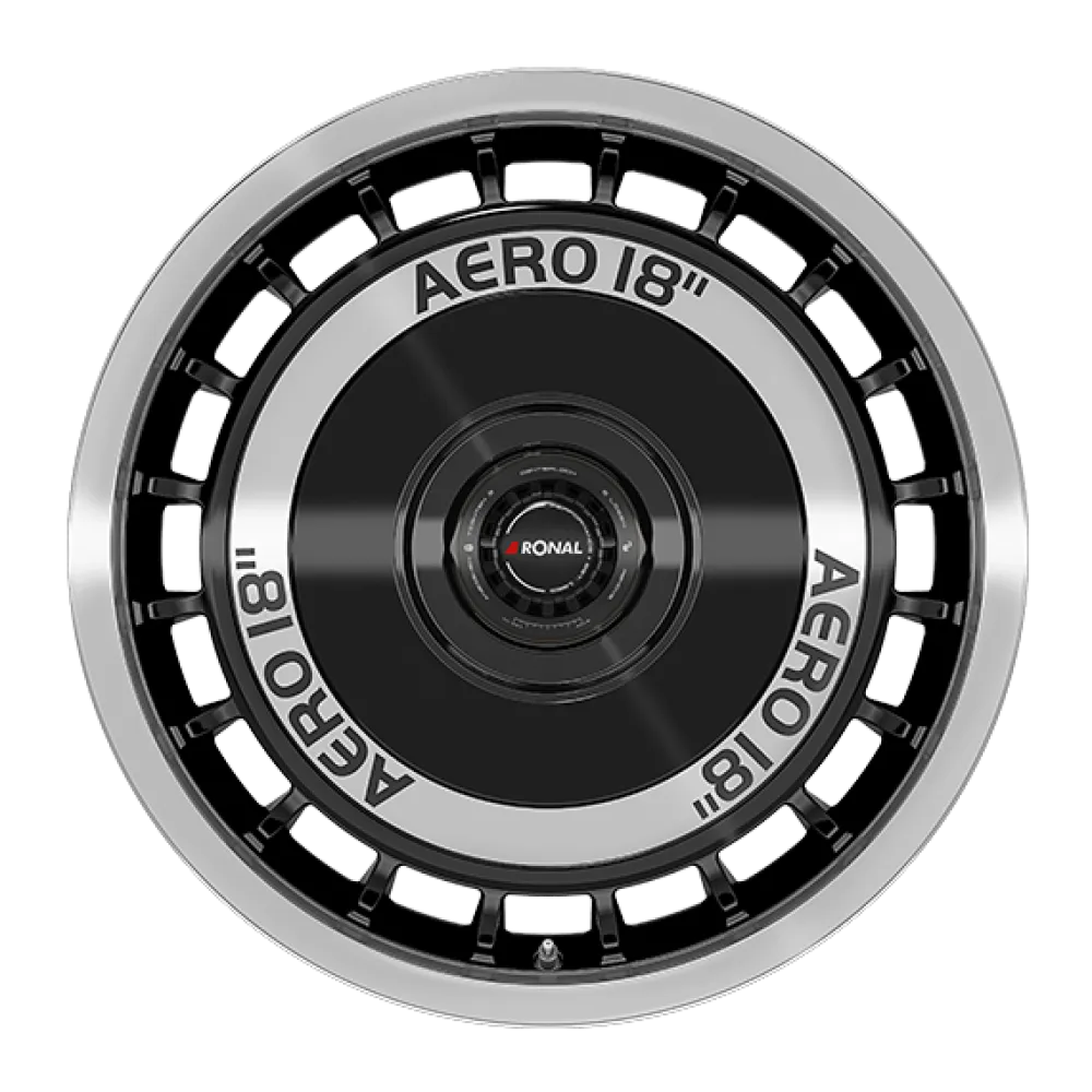 RONAL R50 REV-B BLACK-FRONT CUT 8.0x18 ET33 5x108 76.0