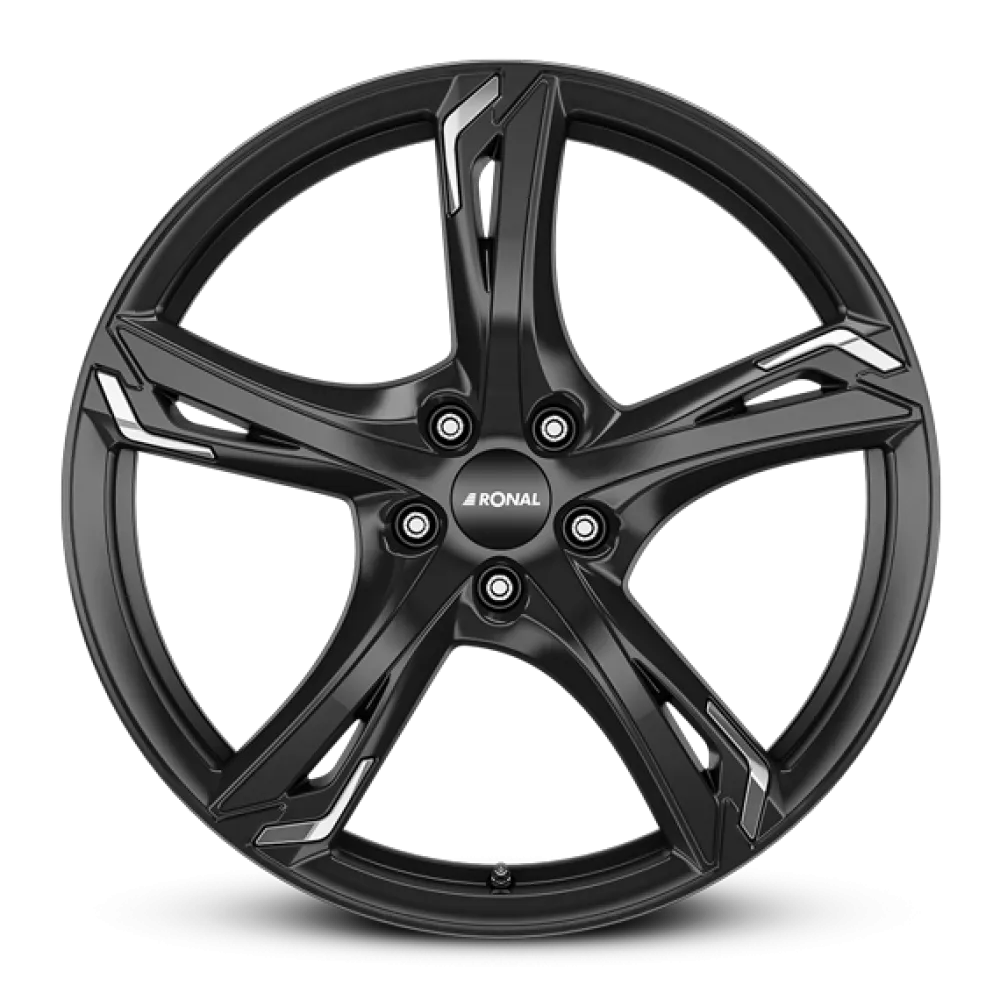 RONAL R62 Chrome JET BLACK 7.5x18 ET50 5x114.3 82.0