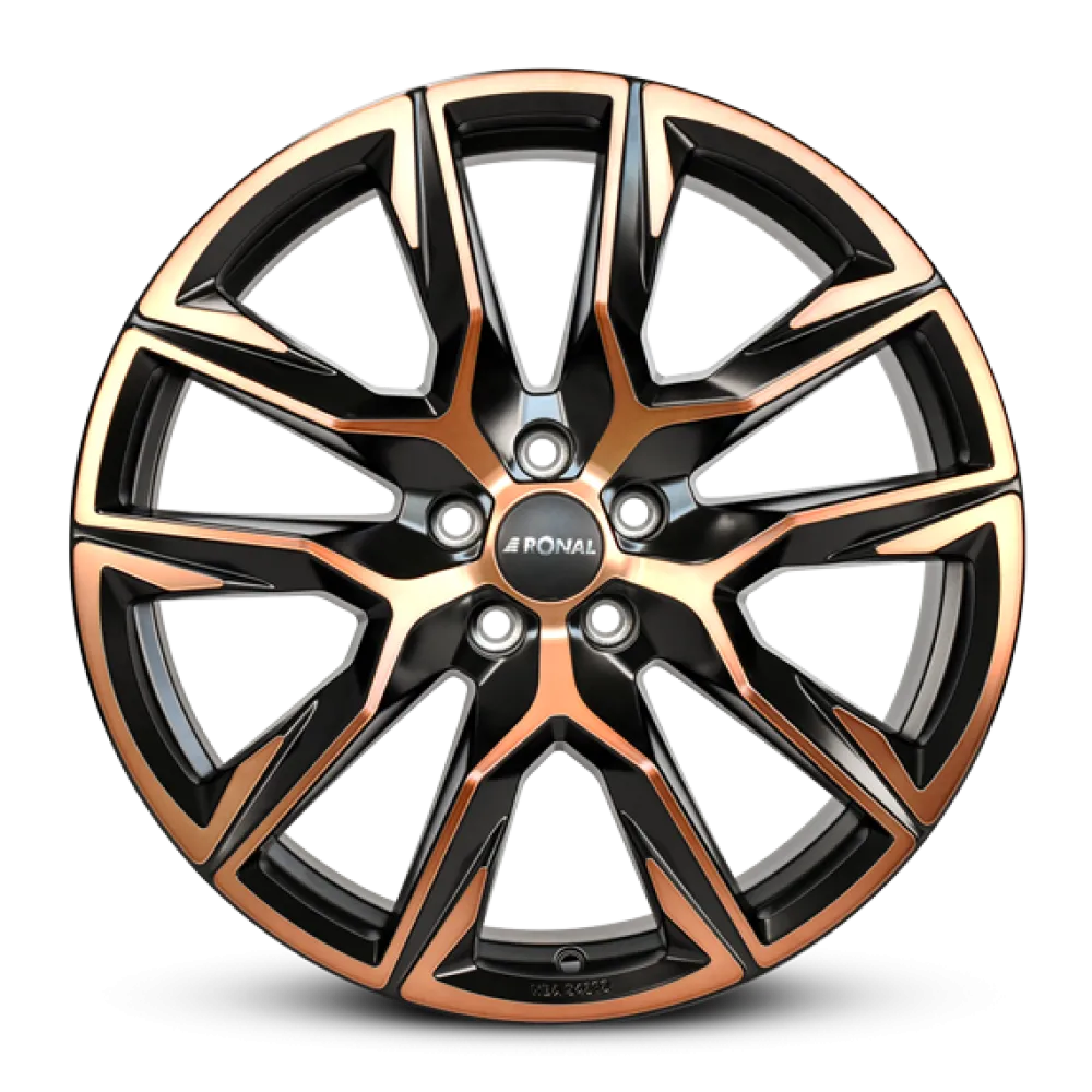 RONAL R71 JET BLACK-COPPER MATT 9.5x21 ET40 5x114.3 76.0