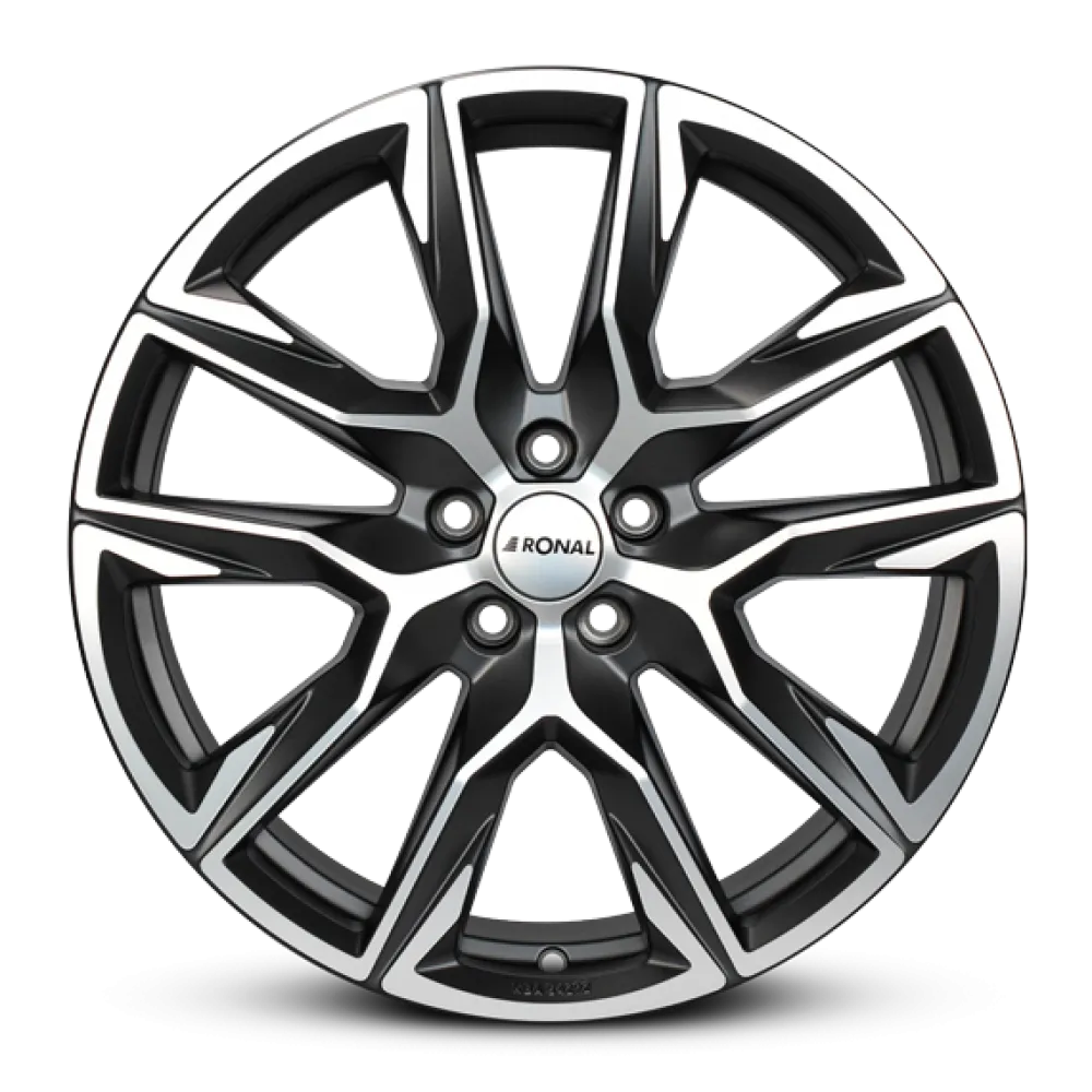 RONAL R71 ORBIT GREY-MATT-FRONT CUT 9.5x21 ET37 5x112 66.5