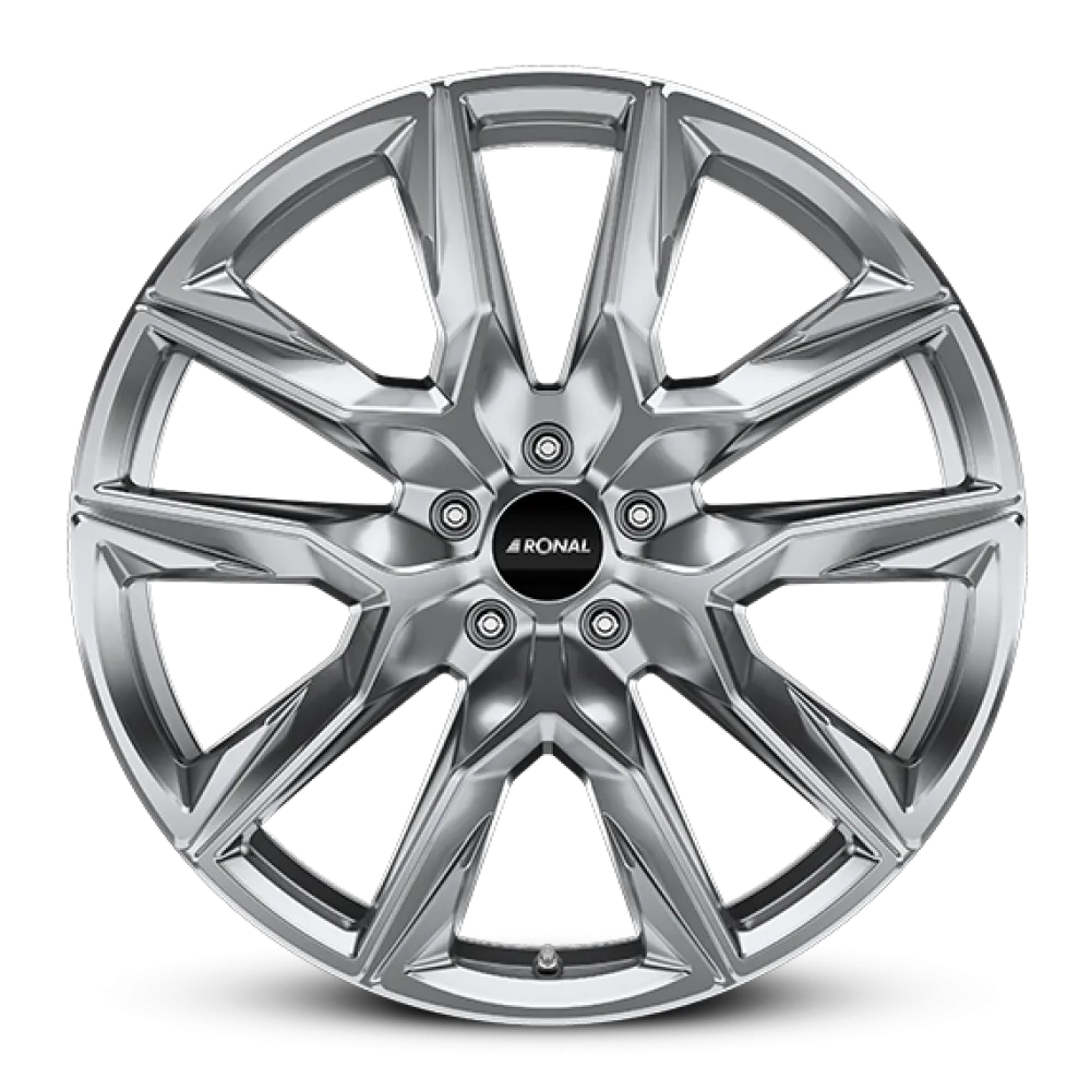 RONAL R71 PLATINUM SILVER 9.5x21 ET37 5x112 66.5