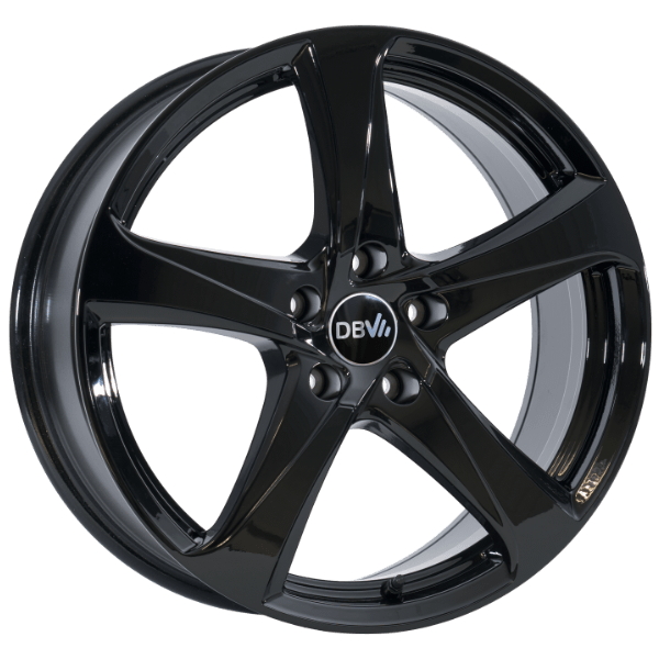 DBV 5SP 001 schwarz 7.5x17 ET48 5x112 74.1