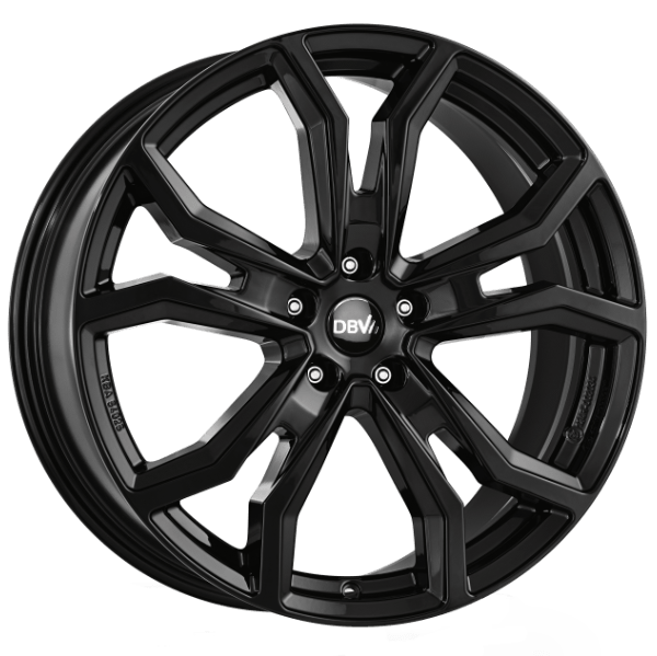 DBV Milano TV black 7.0x18 ET43 5x112 57.1