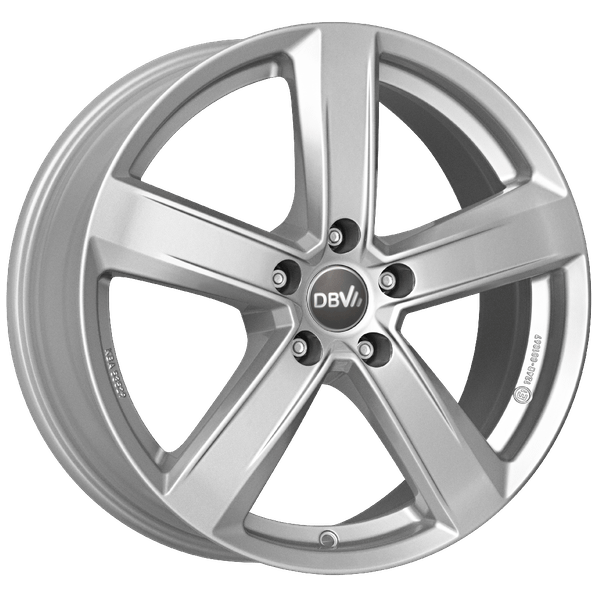 DBV Samoa TU silver 7.5x18 ET49 5x108 65.1