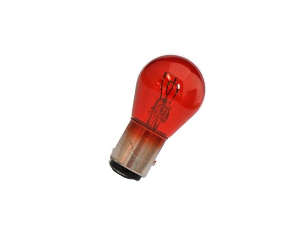 Lampe 12v 21/5w baw15d rouge