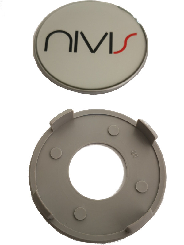 Coprimozzo per cerchioni Nivis in alluminio argento per NIVIS 202, 209, 253
