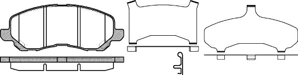 Pastiglie freni anteriore C4 Aircross / 4008
