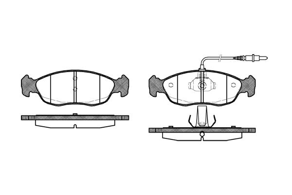Pastiglie freni anteriore Xsara / 306 N3 At N5 At