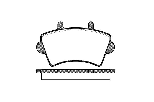 Bremsklötze Master II 1.9 dTi, 1.9 dCi, 2.2 dCi, 2.5 dCi, 2.8 dTi 09.00- Bosch vorne
