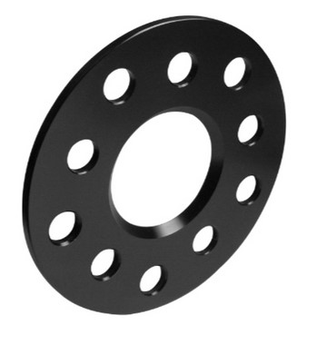 Distanzscheibe 8mm - 10025 - 5x112 + 5x100 - 57,1 schwarz eloxiert