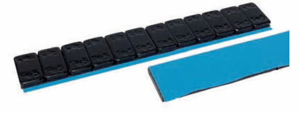 Pesi adesivi neri pacco da 6kg (5g 100 x 60g) SPECIALE: Finger Lift
