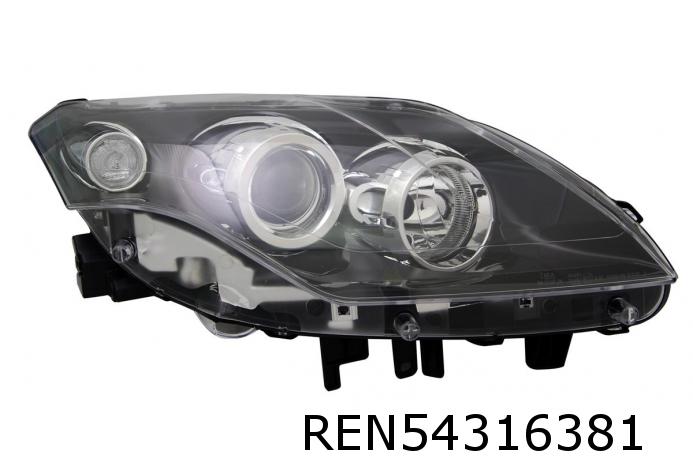 Scheinwerfer links H7/H7 schwarz Laguna III Limousine Grandtour