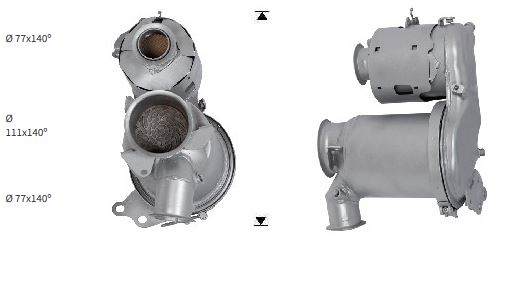 Filtre à particule avec catalysateur