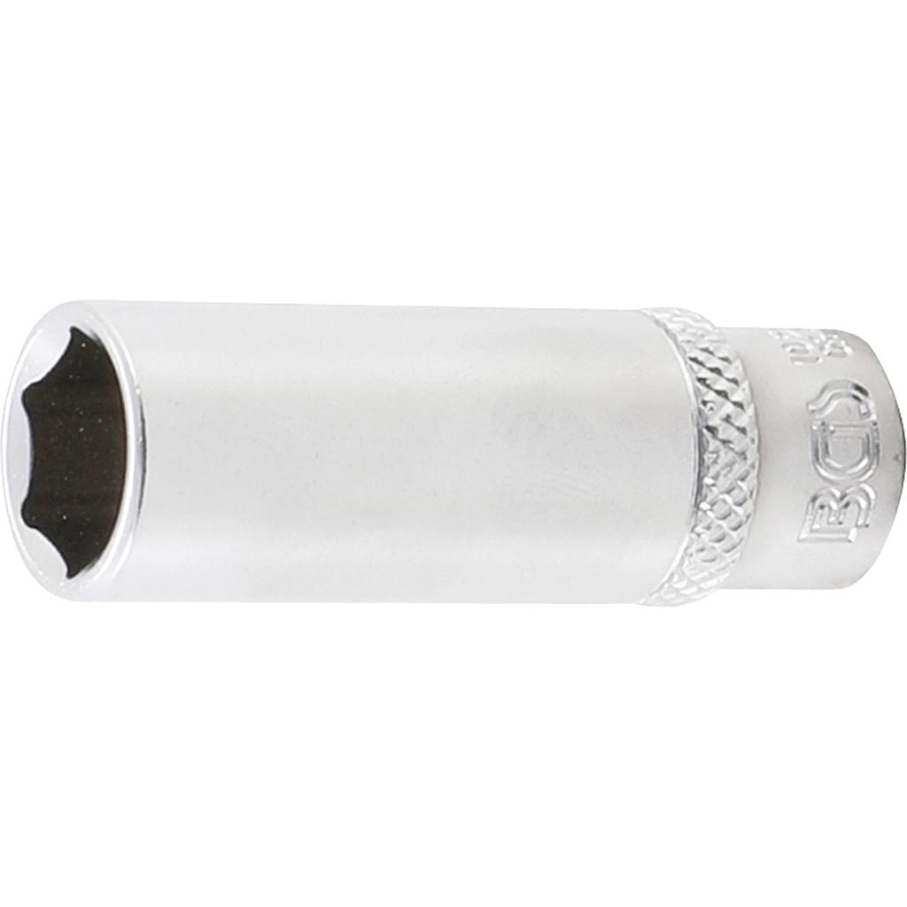 Steckschlüssel-Einsatz Sechskant, tief | Antrieb Innenvierkant 6,3 mm (1/4&quot;) | SW 12 mm