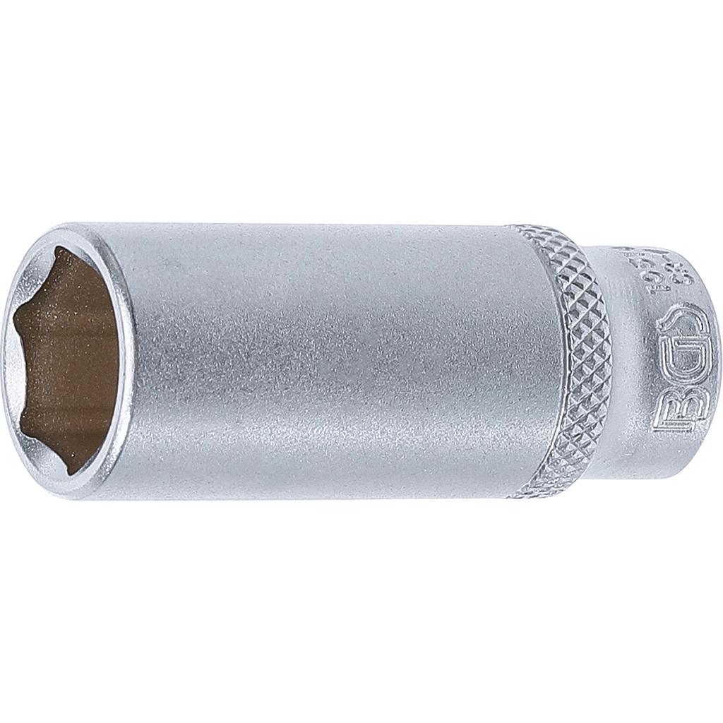Steckschlüssel-Einsatz Sechskant, tief | Antrieb Innenvierkant 6,3 mm (1/4&quot;) | SW 14 mm