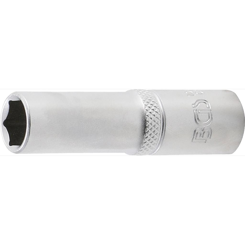 Steckschlüssel-Einsatz Sechskant, tief | Antrieb Innenvierkant 10 mm (3/8&quot;) | SW 11 mm