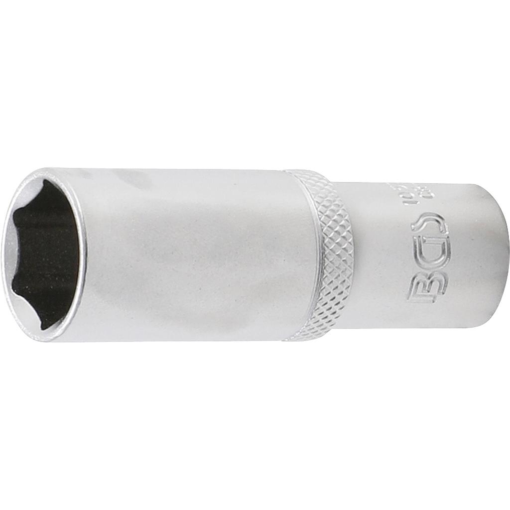 Steckschlüssel-Einsatz Sechskant, tief | Antrieb Innenvierkant 10 mm (3/8&quot;) | SW 16 mm