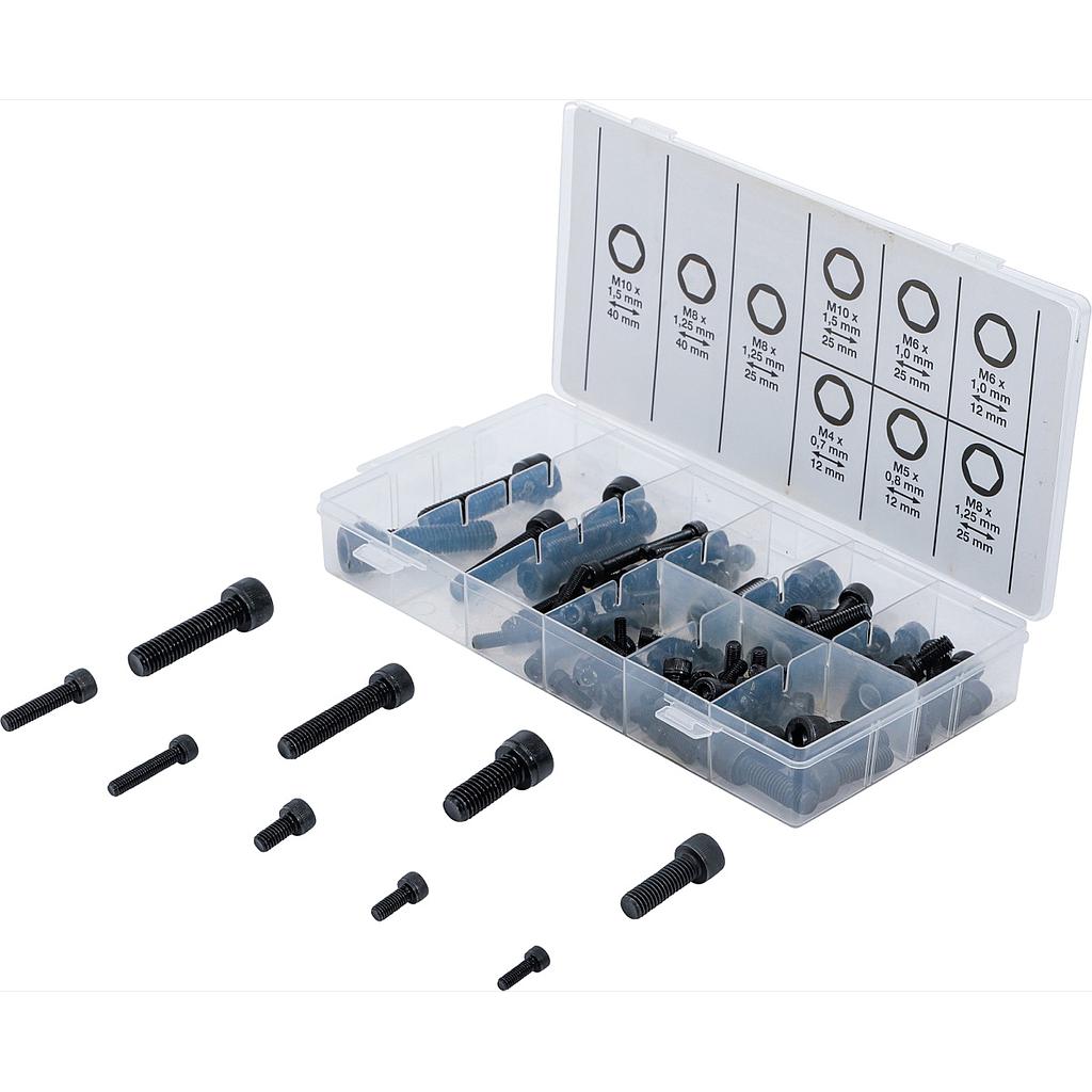 Zylinderschrauben-Sortiment | Innensechskant | 106-tlg.