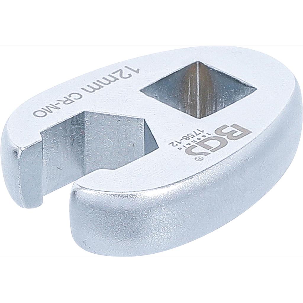 Hahnenfussschlüssel | Antrieb Innenvierkant 10 mm (3/8&quot;) | SW 12 mm