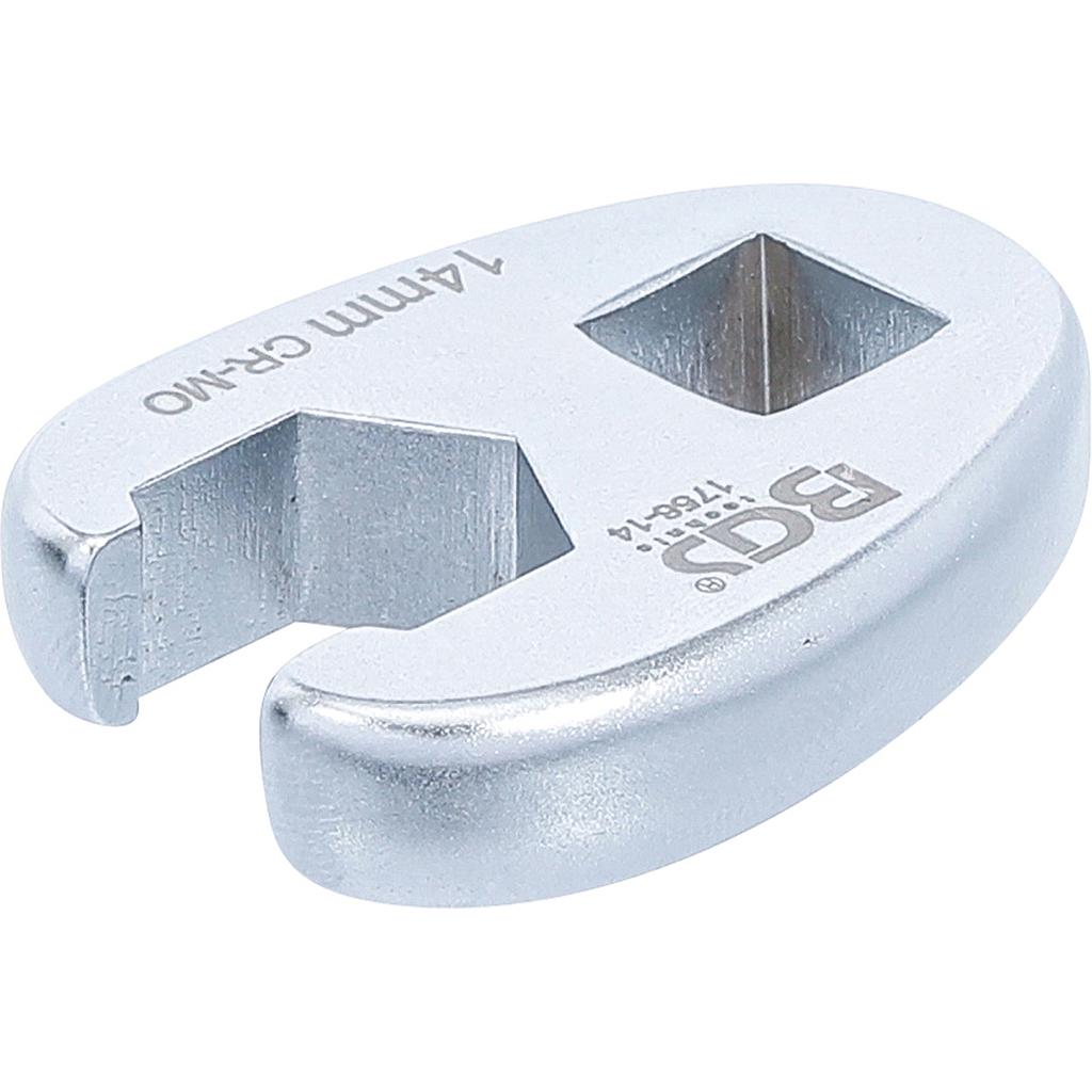 Hahnenfussschlüssel | Antrieb Innenvierkant 10 mm (3/8&quot;) | SW 14 mm