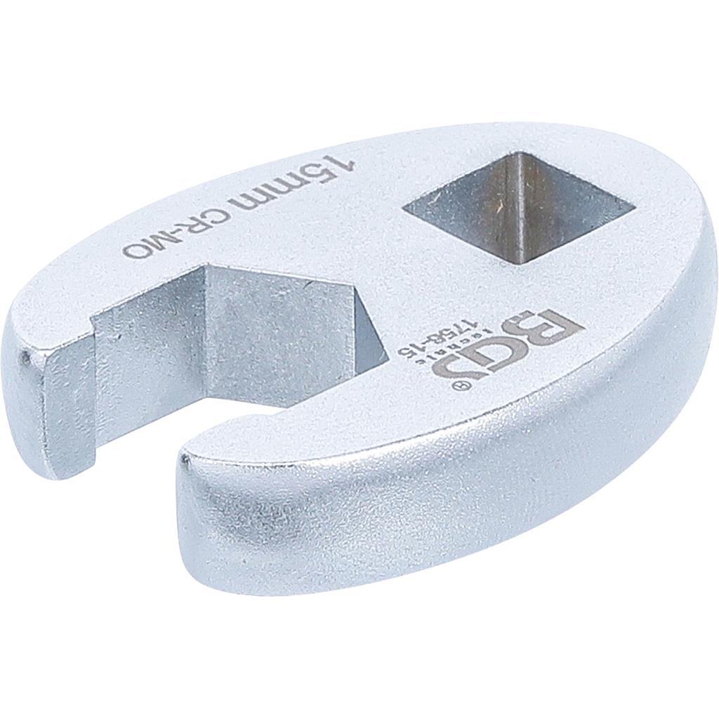 Hahnenfussschlüssel | Antrieb Innenvierkant 10 mm (3/8&quot;) | SW 15 mm