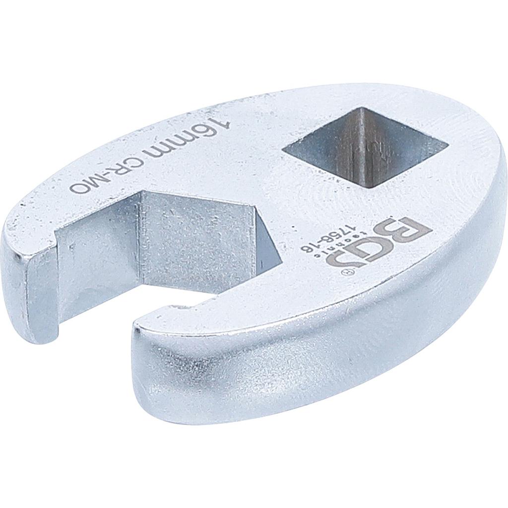 Hahnenfussschlüssel | Antrieb Innenvierkant 10 mm (3/8&quot;) | SW 16 mm
