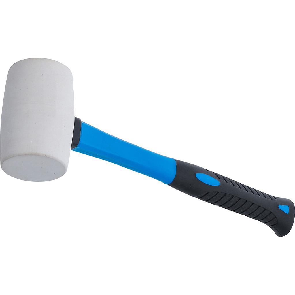 Gummihammer | Fiberglasstiel | weisser Kopf | Ø 48 mm | 250 g