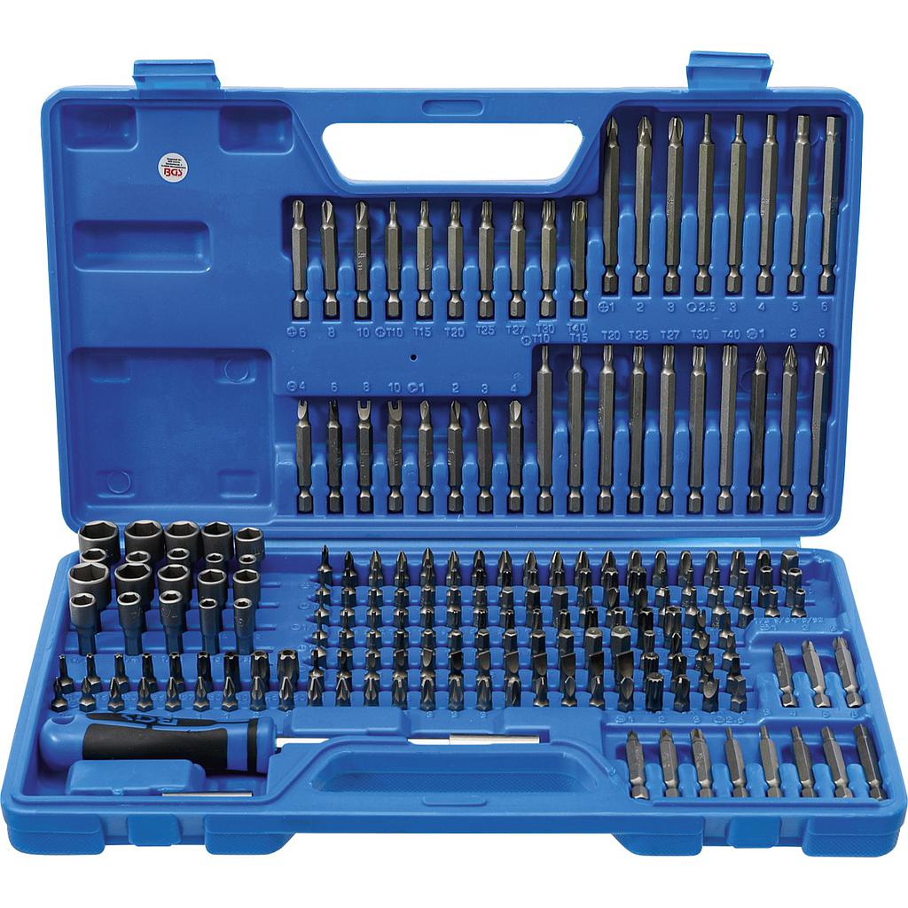 Universal-/Sicherheits-Bit-Satz | Antrieb Aussensechskant 6,3 mm (1/4&quot;) | 208-tlg.