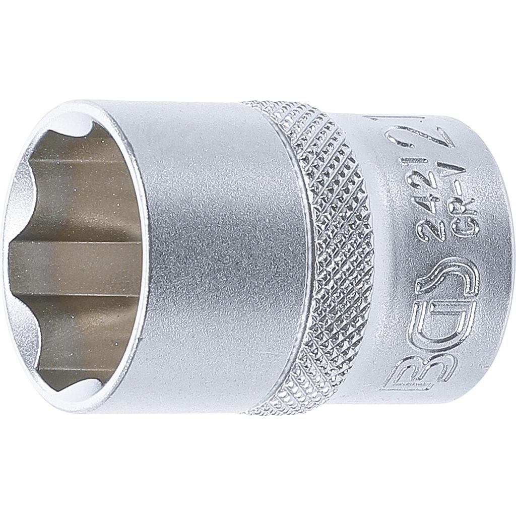 Steckschlüssel-Einsatz Super Lock | Antrieb Innenvierkant 12,5 mm (1/2&quot;) | SW 21 mm