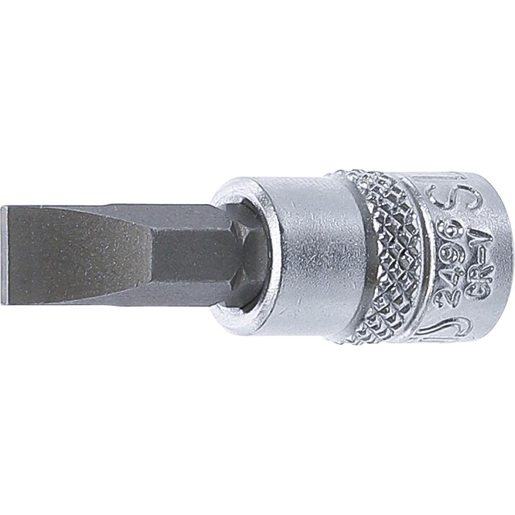 Bit-Einsatz | Antrieb Innenvierkant 6,3 mm (1/4&quot;) | Schlitz 7 mm