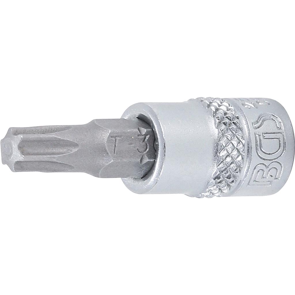 Bit-Einsatz | Antrieb Innenvierkant 6,3 mm (1/4") | T-Profil (für Torx) T30