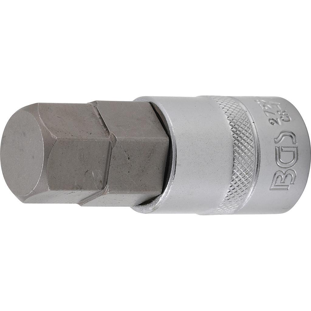 Bit-Einsatz | Länge 70 mm | Antrieb Innenvierkant 12,5 mm (1/2&quot;) | Innensechskant 13/16&quot;