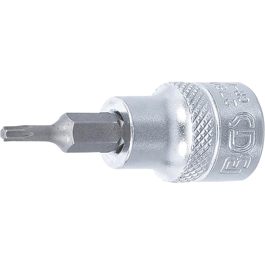 Bit-Einsatz | Antrieb Innenvierkant 10 mm (3/8&quot;) | T-Profil (für Torx) T10