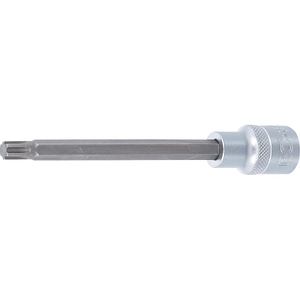 Bit-Einsatz | Länge 140 mm | Antrieb Innenvierkant 12,5 mm (1/2&quot;) | Keil-Profil (für RIBE) M8