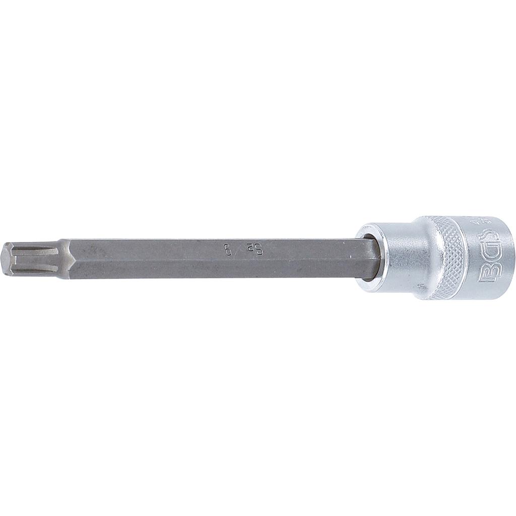 Bit-Einsatz | Länge 140 mm | Antrieb Innenvierkant 12,5 mm (1/2&quot;) | Keil-Profil (für RIBE) M9