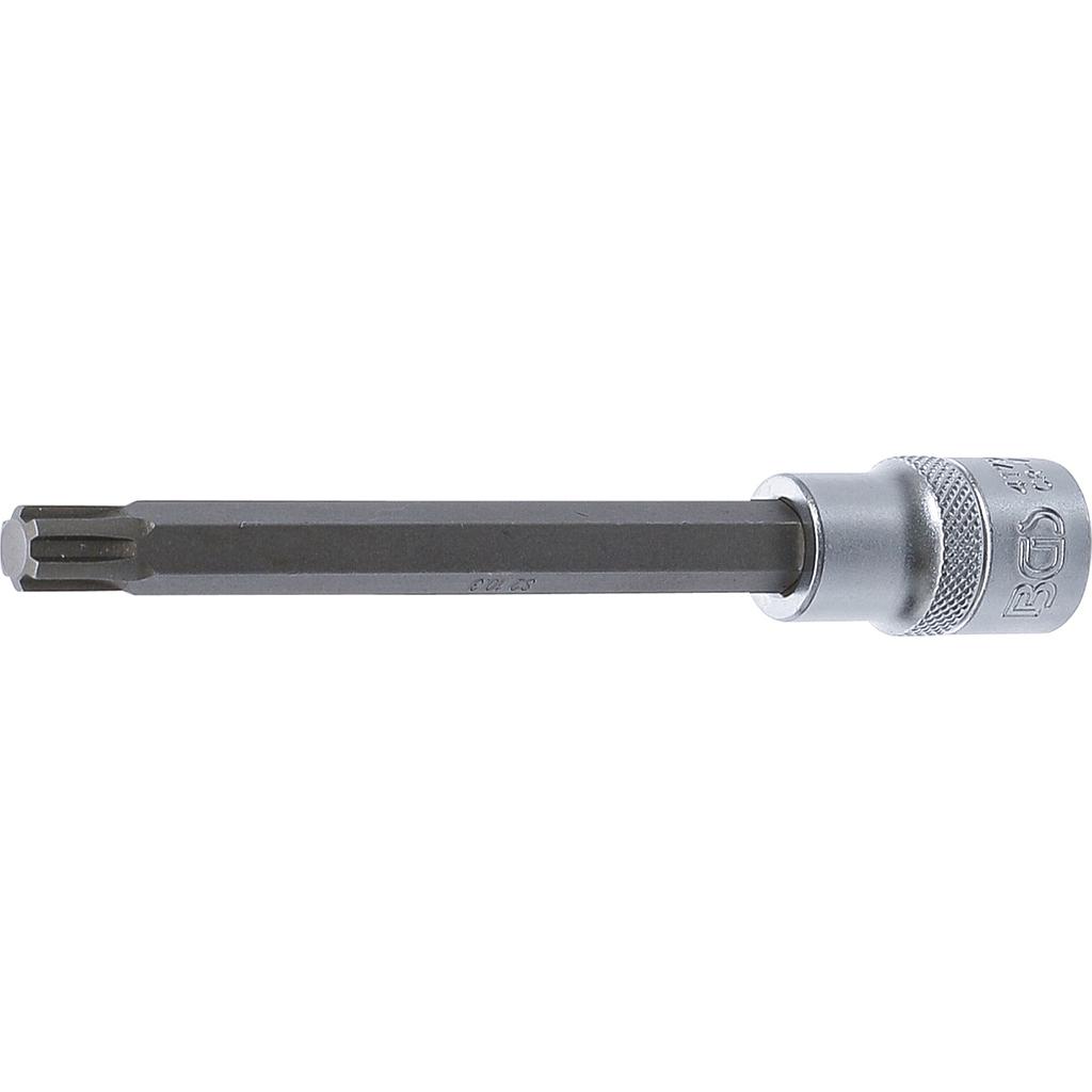 Bit-Einsatz | Länge 140 mm | Antrieb Innenvierkant 12,5 mm (1/2&quot;) | Keil-Profil (für RIBE) M10,3