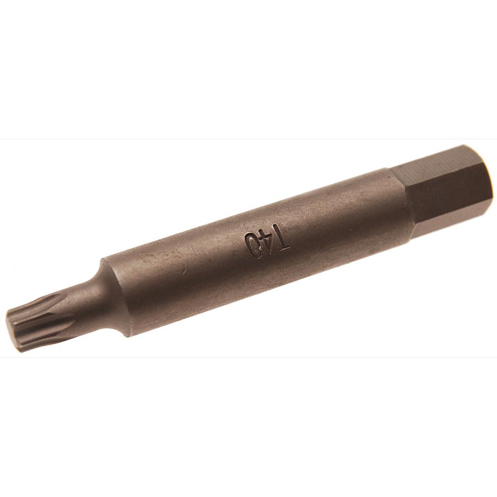 Bit, lang | Antrieb Aussensechskant 10 mm (3/8&quot;) | T-Profil (für Torx) T40