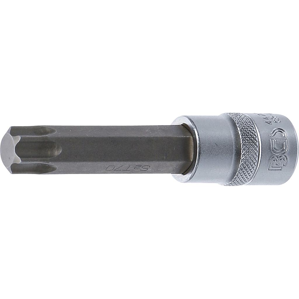 Bit-Einsatz | Länge 100 mm | Antrieb Innenvierkant 12,5 mm (1/2&quot;) | T-Profil (für Torx) T70