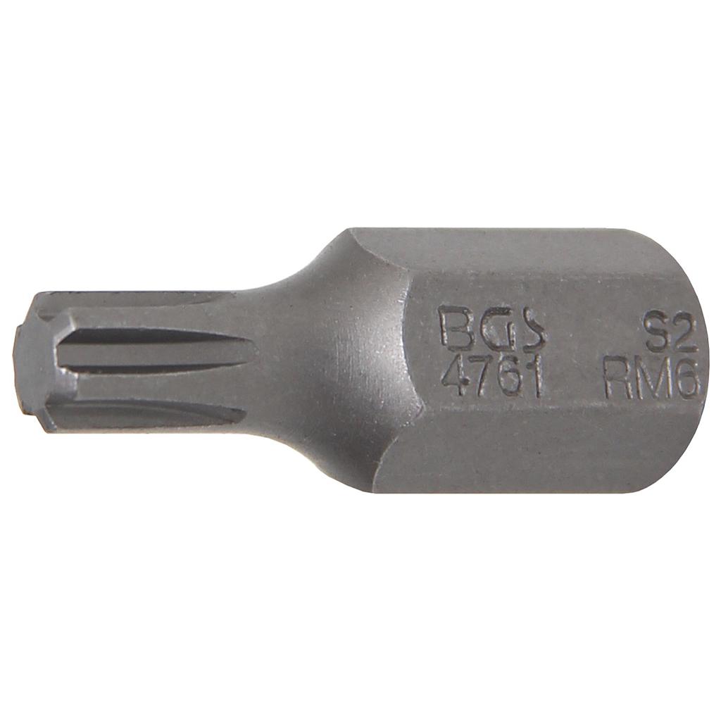 Bit | Antrieb Aussensechskant 10 mm (3/8&quot;) | Keil-Profil (für RIBE) M6