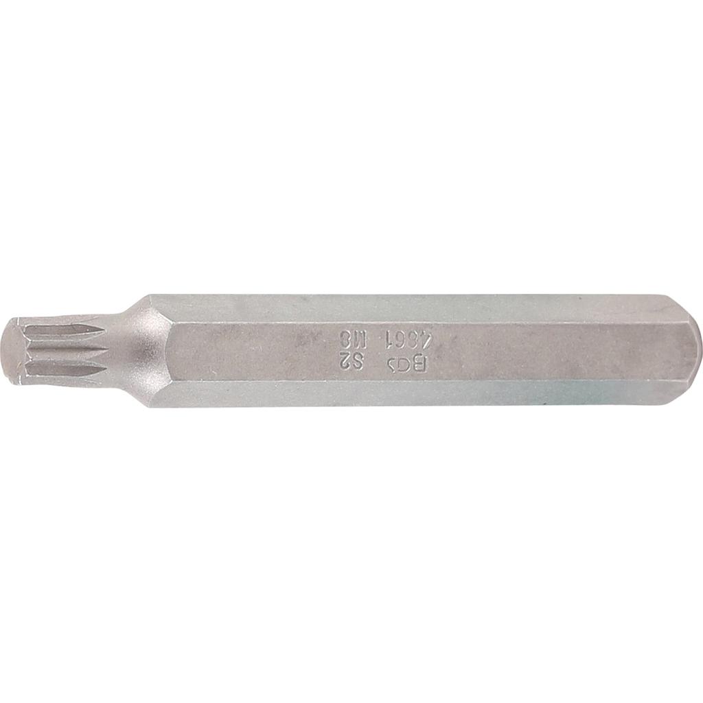 Bit | Länge 75 mm | Antrieb Aussensechskant 10 mm (3/8&quot;) | Innenvielzahn (für XZN) M8