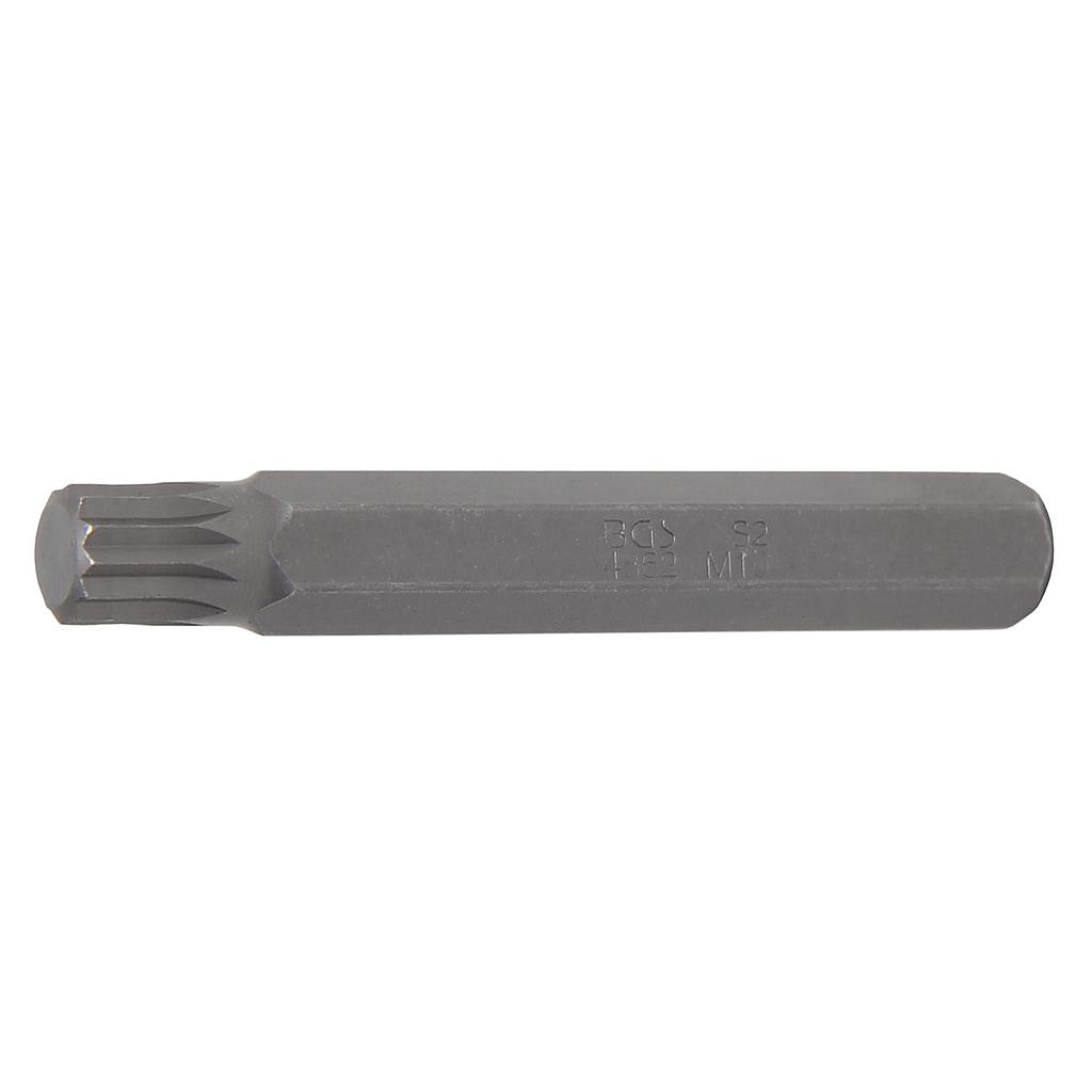 Bit | Länge 75 mm | Antrieb Aussensechskant 10 mm (3/8&quot;) | Innenvielzahn (für XZN) M10