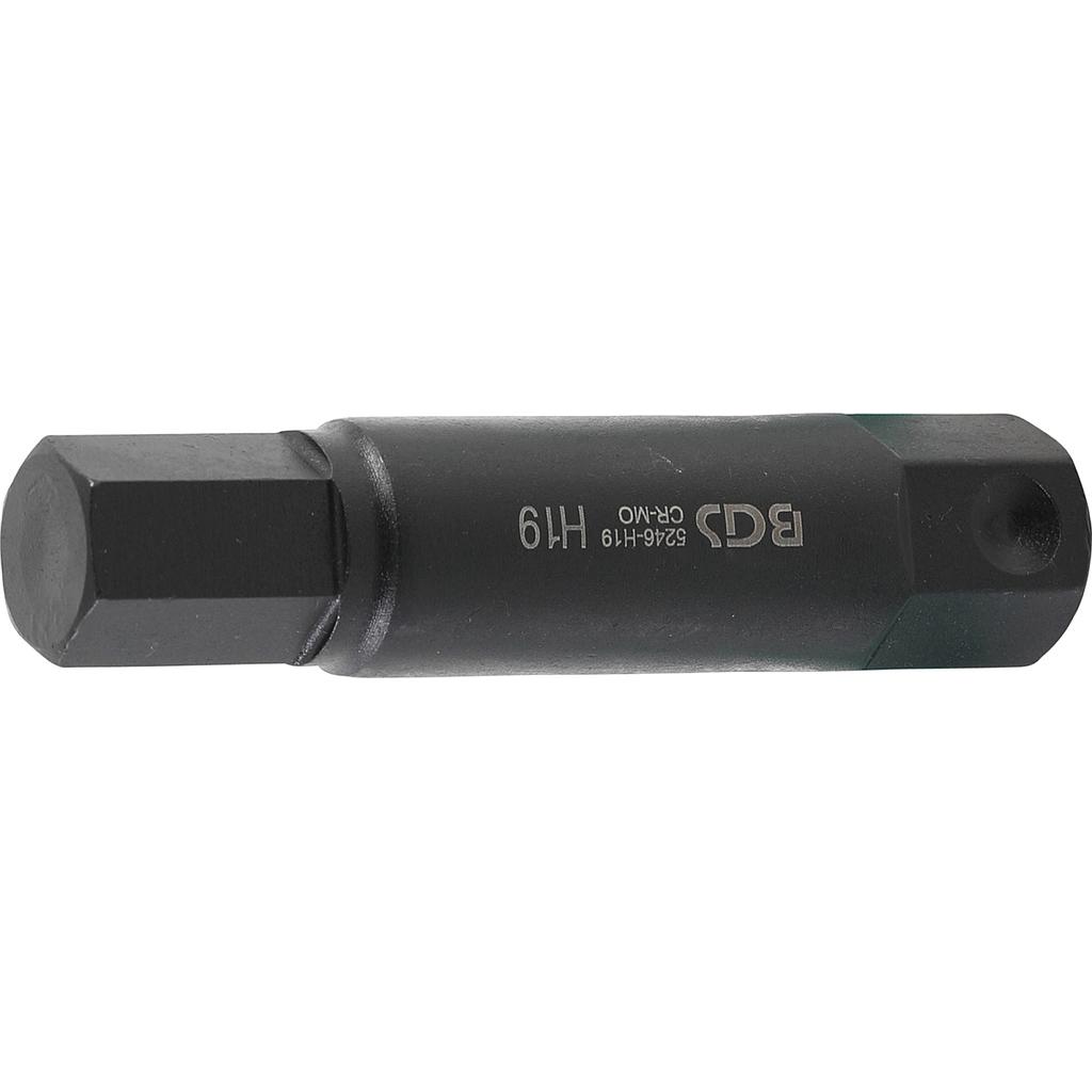 Bit | Länge 100 mm | Antrieb Aussensechskant 22 mm | Innensechskant 19 mm