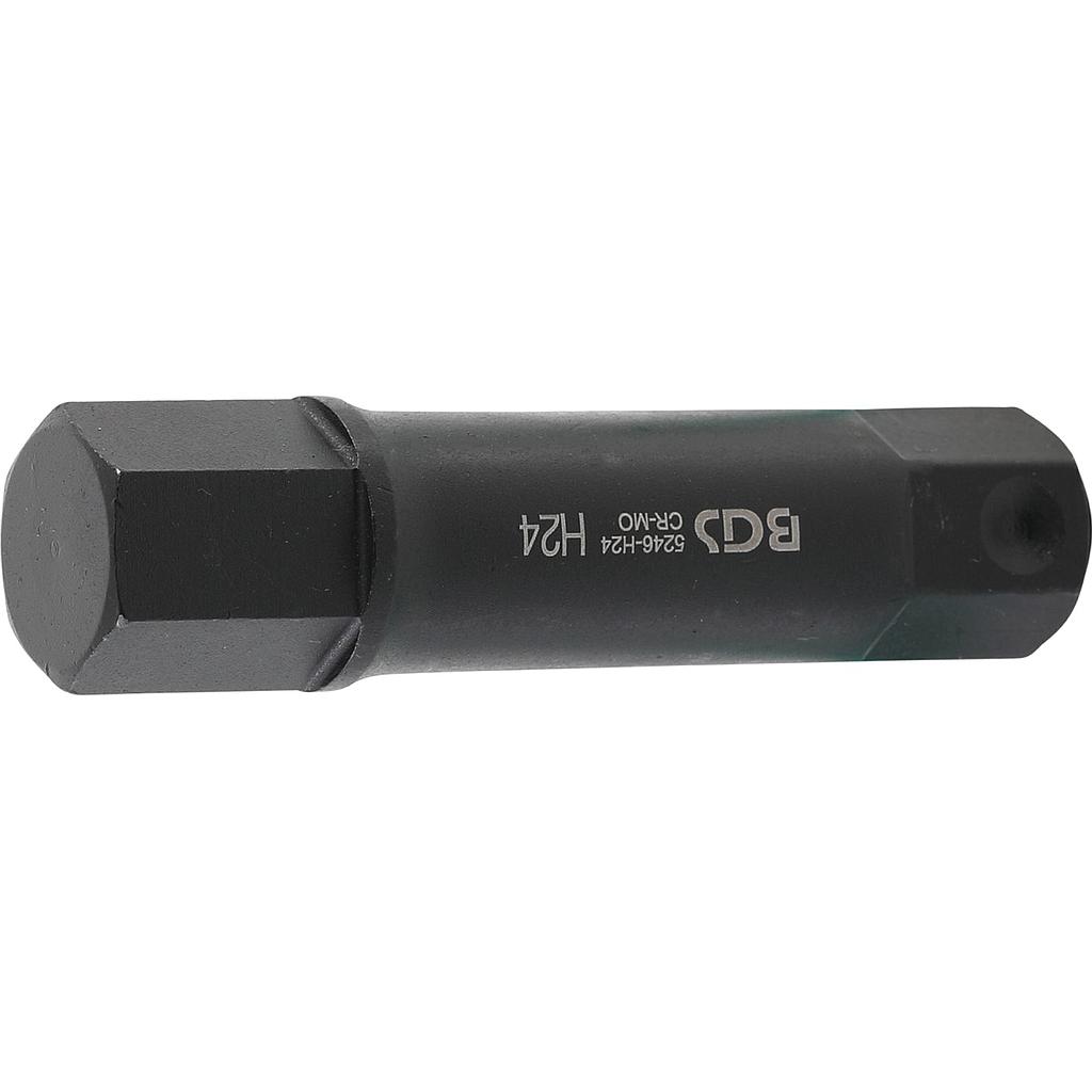 Bit | Länge 100 mm | Antrieb Aussensechskant 22 mm | Innensechskant 24 mm