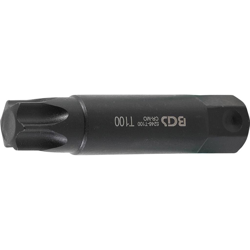 Bit | Länge 100 mm | Antrieb Aussensechskant 22 mm | T-Profil (für Torx) T100