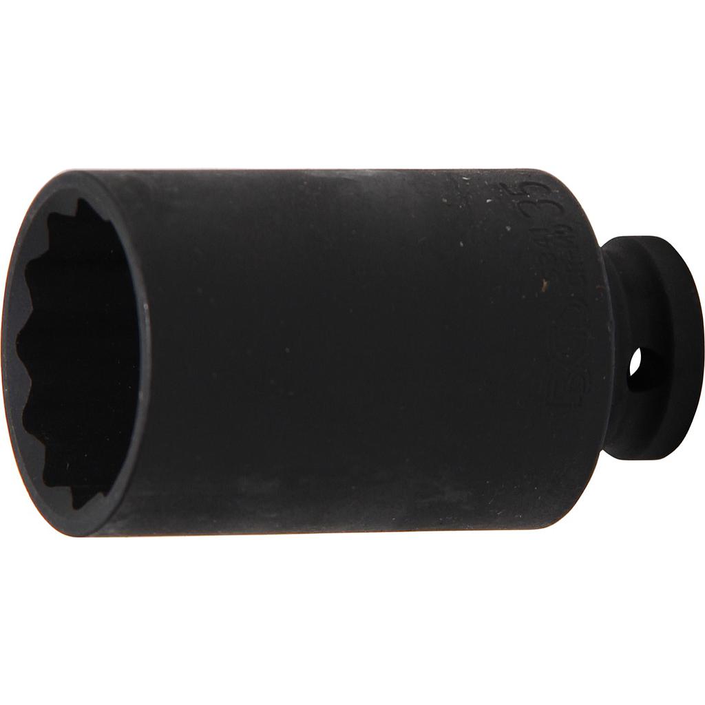 Kraft-Steckschlüssel-Einsatz Zwölfkant | Antrieb Innenvierkant 12,5 mm (1/2&quot;) | SW 35 mm