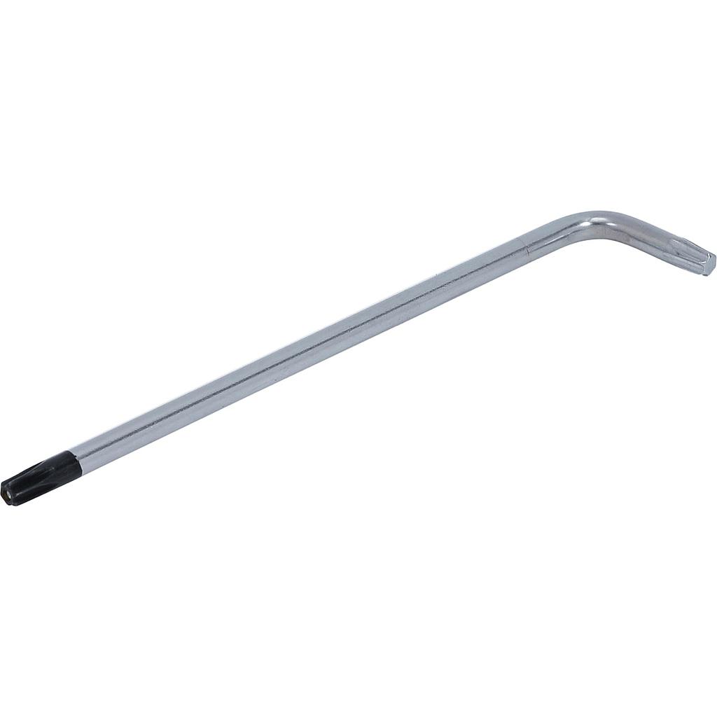 Winkelschlüssel | extra lang | T-Profil (für Torx) mit/ohne Bohrung T20