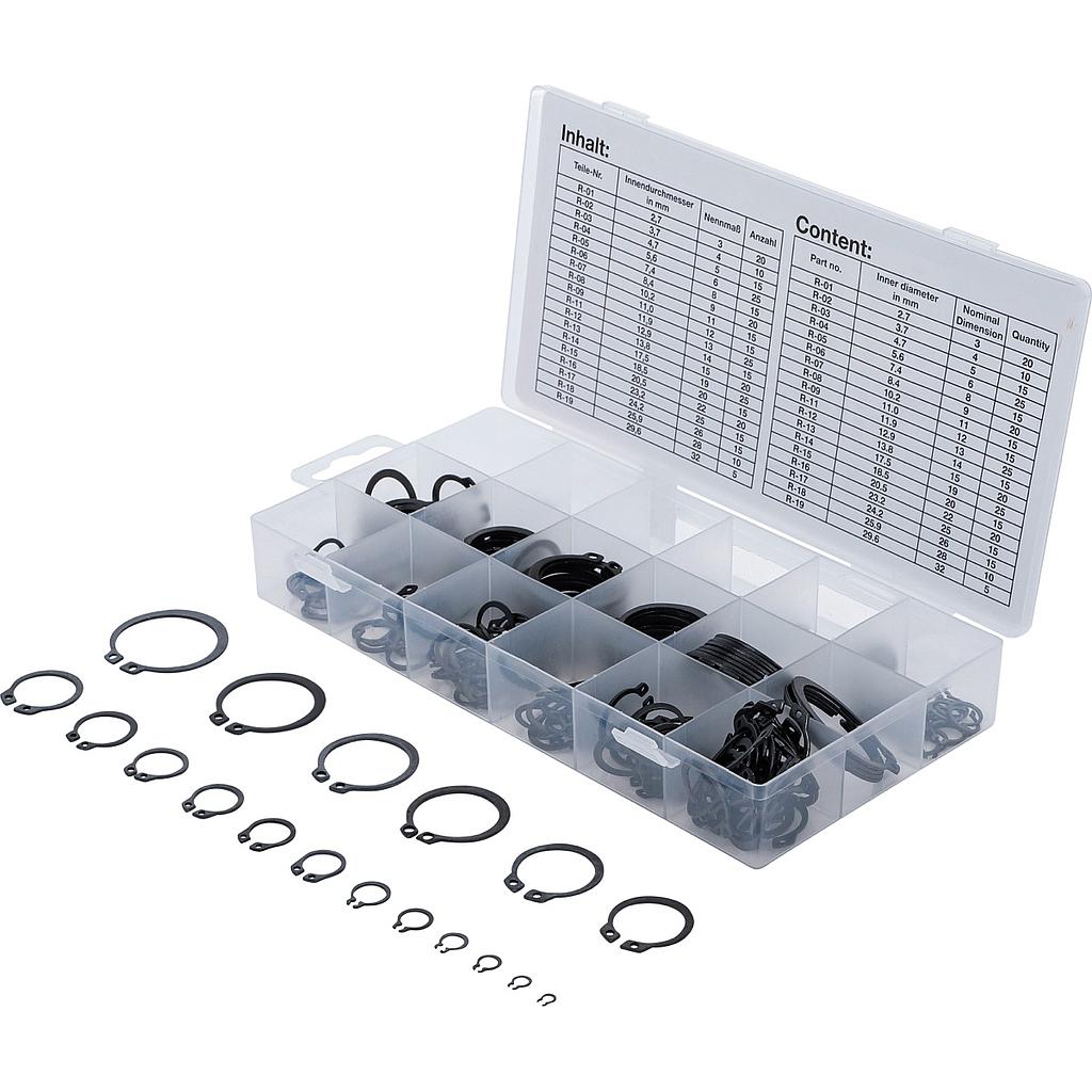 Aussen-Seegerring-Sortiment (Sprengringe) | Ø 3 - 32 mm | 300-tlg.