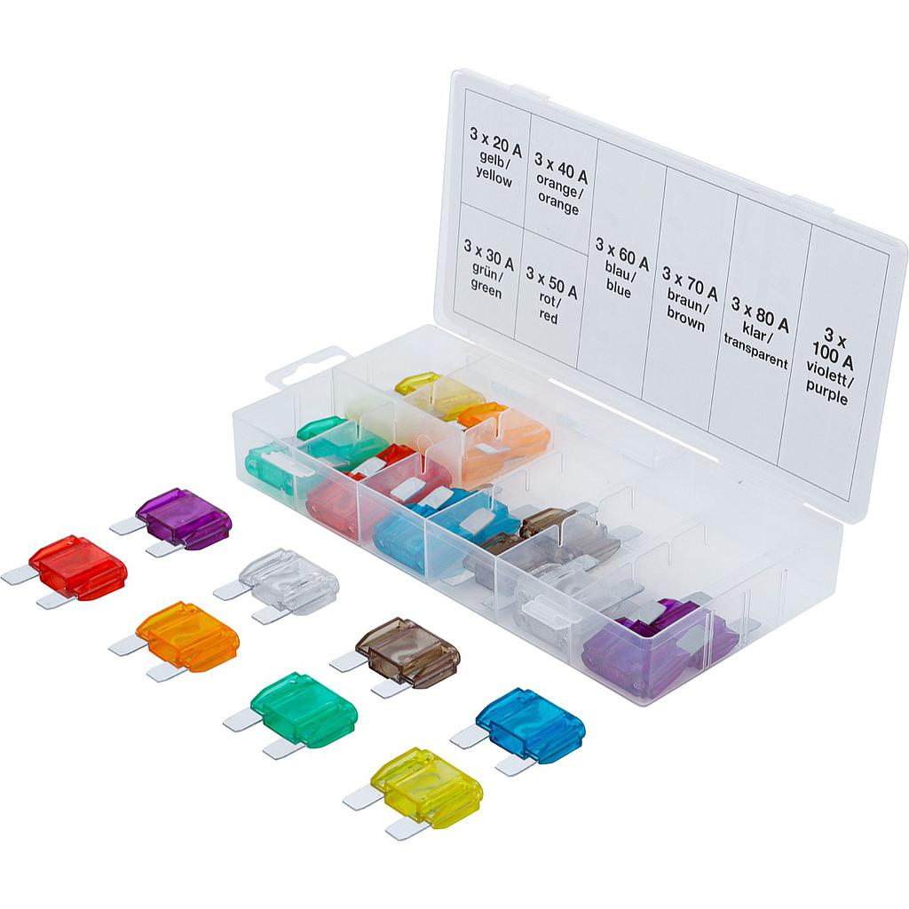 Kfz-Sicherungs-Sortiment | Maxi | 24-tlg.