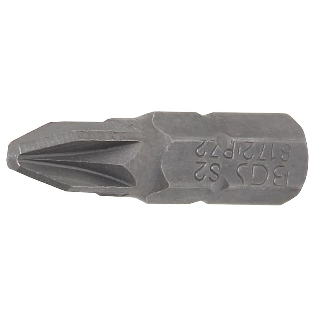 Bit | Antrieb Aussensechskant 6,3 mm (1/4&quot;) | Kreuzschlitz PZ2