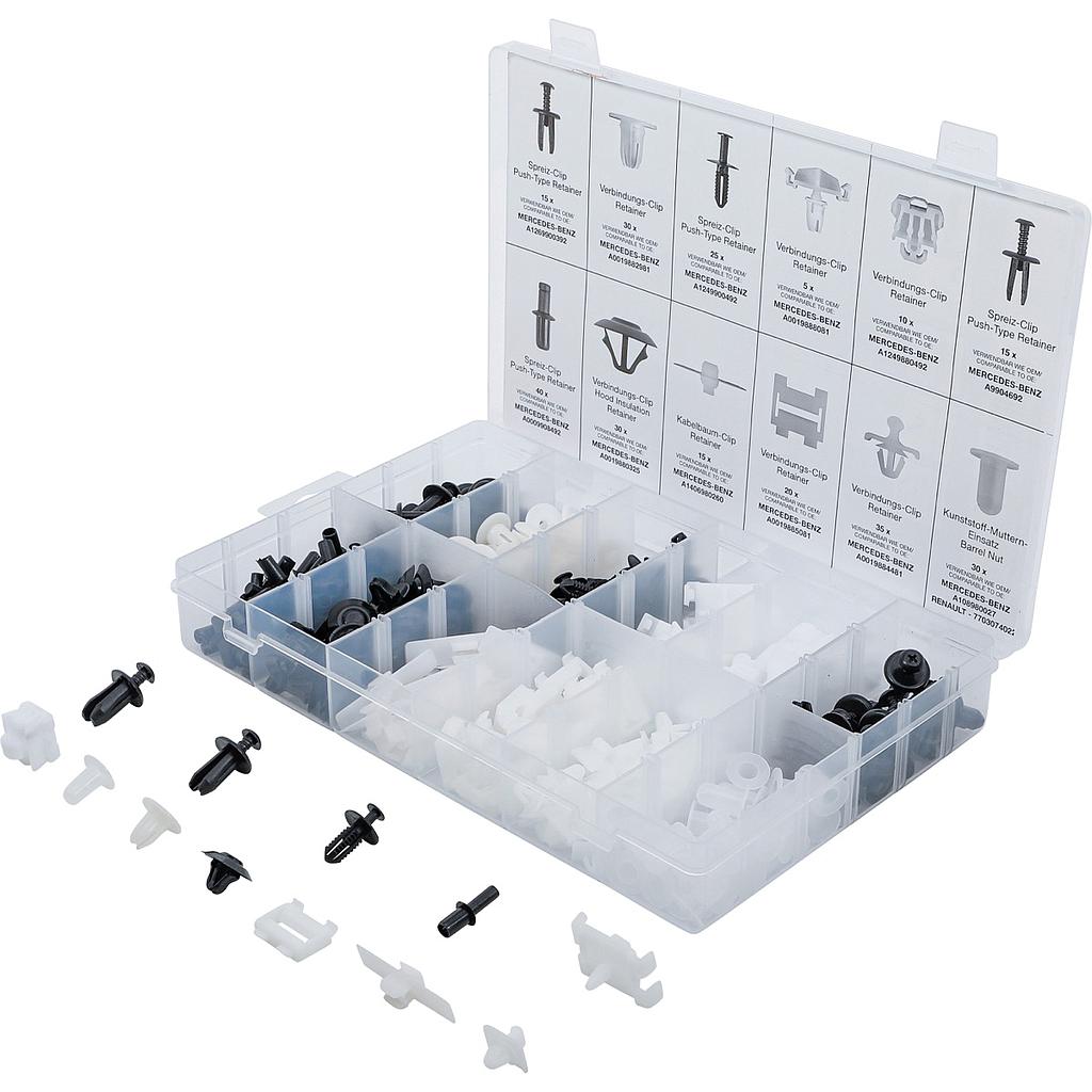 Kfz-Befestigungsclip-Sortiment für Mercedes-Benz | 270-tlg.